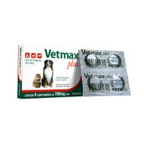 Vermífugo Vetnil Vetmax Plus, 700mg: 4 Comprimidos Vermífugo Vetnil Vetmax Plus, 700mg: 4 Comprimidos