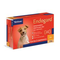 Vermífugo Virbac Endogard Cães Até 10 kg Cx 2 Comp.