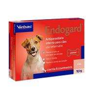 Vermífugo Virbac Endogard com 6 Comprimidos Para Cães 10kg