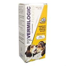 Vermilogic Filhotes 20ml Mon Ami Vermífugo Líquido Palatável para Cães e Gatos Jovens