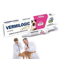 Vermilogic gatos pasta oral palatável 5g - vermífugo - PHARMALOGIC