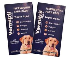 Vermitril 8 Comprimidos Palatáveis para Cães de Grande Porte