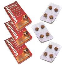Vermitril Anti Pulgas, Carrapatos, Vermes, Sarnas 12 Comprimidos Mastigáveis até 15kg Vermitril Anti Pulgas, Carrapatos, Vermes, Sarnas 12 Comprimidos Mastigáveis até 15kg
