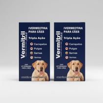 Vermitril Max para Cães Grandes 30-60kg 8 Comprimidos Antipulgas, Carrapatos e Vermes Vermitril Max para Cães Grandes 30-60kg 8 Comprimidos Antipulgas, Carrapatos e Vermes