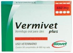 Vermivet Plus 660mg 4 Comprimidos - Biovet