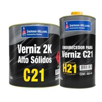 Verniz 2k alto solido c21 900ml + end h21 450ml
