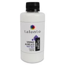 Verniz Acrílica Base Água Semi Brilho Talento 250ml