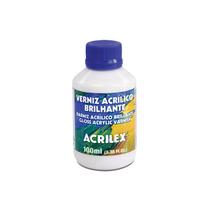 Verniz Acrílico Brilhante 100ml Acrilex Kit C/2 Unidades