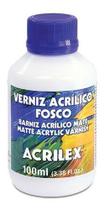 Verniz Acrílico Fosco 100ml Acrilex Verniz Acrílico Fosco 100ml Acrilex