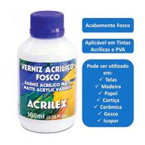 Verniz Acrílico Fosco Acrilex - 100 Ml