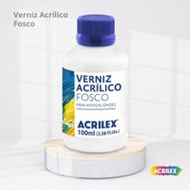 Verniz acrilico fosco com 100ml sem cor Verniz acrilico fosco com 100ml sem cor