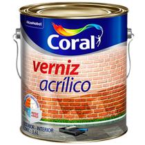 Verniz Acrílico Incolor 3,6 Litros - CORAL