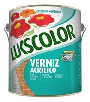 Verniz acrílico incolor 3,6l lukscolor