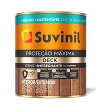 Verniz Água Proteção Máxima Deck Brilhante Natural 900ML - SUVINIL