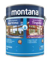 Verniz Base Agua Premium Tingidor Mogno Brilhante 3,6L Montana Madeira