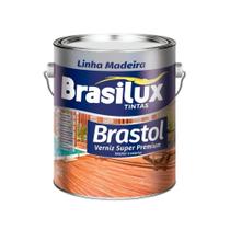 Verniz Brastol Incolor Acetinado GL - 3.6L - Brasilux