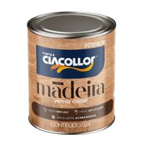 Verniz Copal Super Brilho para Madeira Ciacollor 900ml