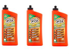 Verniz de piso ORANGE GLO Hardwood 4 em 1 mensal de 710 ml (pacote com 3) Verniz de piso ORANGE GLO Hardwood 4 em 1 mensal de 710 ml (pacote com 3)