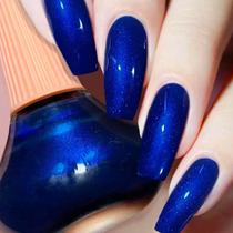 Verniz de Unhas COSMOO Blue 12ml - Secagem Rápida e Brilho Intenso