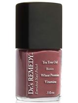 Verniz de unhas Dr. ' é Remedy MELLOW Mauve enriquecido com tintura orgânica