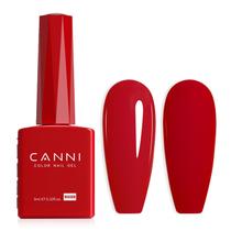 Verniz de unhas em gel CANNI Red Color High Gloss Soak Off 10mL Verniz de unhas em gel CANNI Red Color High Gloss Soak Off 10mL