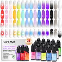 Verniz de unhas em gel SAVILAND Airbrush 36 cores sem diluição Verniz de unhas em gel SAVILAND Airbrush 36 cores sem diluição