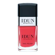 Verniz de unhas IDUN Minerals Korall 11mL com vitaminas e óleo de amêndoa Verniz de unhas IDUN Minerals Korall 11mL com vitaminas e óleo de amêndoa