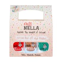 Verniz de unhas Miss Nella Christmas Sparkle 3 x 4ml Peel Off Verniz de unhas Miss Nella Christmas Sparkle 3 x 4ml Peel Off