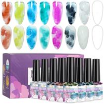 Verniz de unhas MIZHSE Blooming Gel Blossom Marble 10 mL 8 cores Verniz de unhas MIZHSE Blooming Gel Blossom Marble 10 mL 8 cores