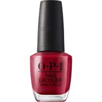 Verniz de unhas OPI Nail Lacquer Chick Flick Cherry Dark Red