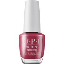 Verniz de unhas OPI Nature Strong dá uma origem natural de granada Verniz de unhas OPI Nature Strong dá uma origem natural de granada