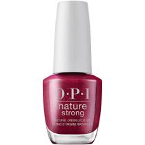 Verniz de unhas OPI Nature Strong Raisin Your Voice vermelho escuro