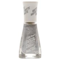 Verniz de unhas Sally Hansen Insta Dri Matte Metallics Smokey Silver