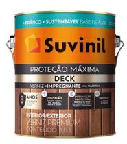 Verniz Deck Protecao Maxima Acetinado 3,6L Suvinil Verniz Deck Protecao Maxima Acetinado 3,6L Suvinil
