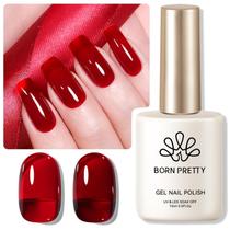 Verniz em Gel Born Pretty Jelly Burgundy 15ml - Cor Natalina Verniz em Gel Born Pretty Jelly Burgundy 15ml - Cor Natalina