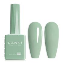Verniz em Gel CANNI - Cor Verde Claro Sage Mint - Alto Brilho