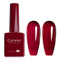 Verniz em Gel CANNI - Vermelho Escuro Bourguinhon (10ml)