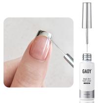 Verniz em Gel GAOY Chrome Silver 8ml - Efeito Espelhado 3D