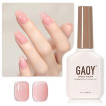 Verniz em Gel GAOY Sheer Pink Nude - 16ml - Cura UV