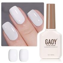 Verniz em Gel GAOY White 16ml - Soak Off UV/LED