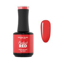Verniz em gel Madam Glam Perfect Red 15 ml UV/LED vegano