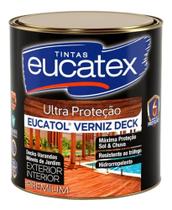 Verniz eucatex deck premium natural semi brilhante 900ml