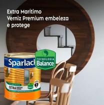 Verniz extra maritimo balance a base de água sparlack brilhante 900ml - coral