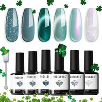 Verniz Gel Unha Modelones Cat Eye 9D Holográfico Verde - 6 Cores Verniz Gel Unha Modelones Cat Eye 9D Holográfico Verde - 6 Cores