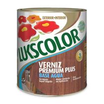 Verniz madeira base água incolor brilhante 900ml Lukscolor
