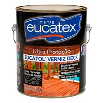 Verniz Madeira Deck Eucatol Semi Brilho Premium 3,6L Eucatex