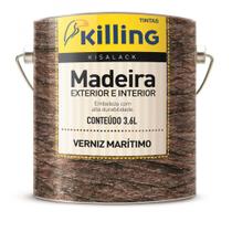 Verniz Madeira Killing 3.6LT Maritimo Incolor - Killing S.A. Tintas E Adesivos