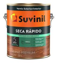 Verniz Madeira Suvinil Base Agua 3,6lt Seca Rapido Cores Gl