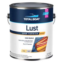 Verniz marinho TotalBoat Lust de alto brilho e acabamento fosco