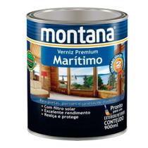 Verniz Marítimo Acetinado 900ml Base Água Natural - Montana